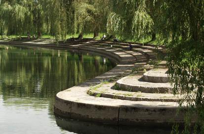 Ljubljana - Regulirana struga Ljubljanice