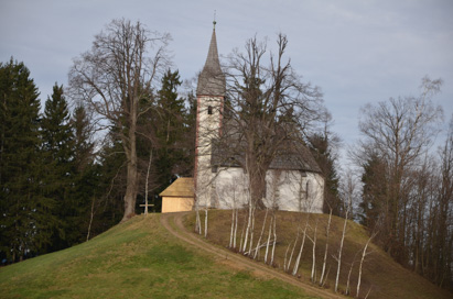 Šentjanž nad Dravčami - Cerkev sv. Janeza Krstnika