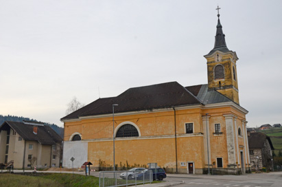 Velike Brusnice - Cerkev sv. Križa