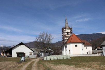 Šmartno pri Cerkljah - Cerkev sv. Martina