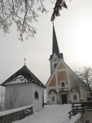 Podbrezje - Cerkev Žalostne Matere božje
