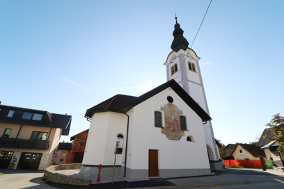 Hrastje pri Kranju - Cerkev sv. Mateja