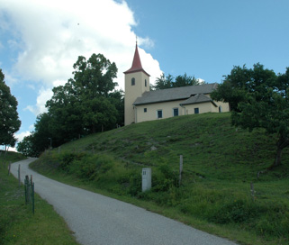 Osredek pri Krmelju - Cerkev sv. Primoža in Felicijana
