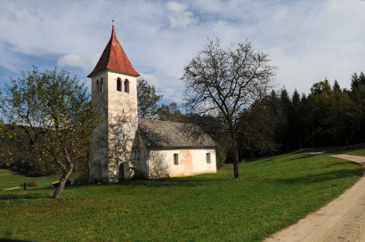 Vrh pri Križu - Cerkev sv. Marjete