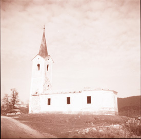 Hrib pri Koprivniku - Ruševine cerkve sv. Martina