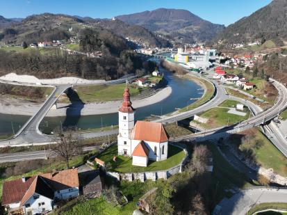 Marija Gradec - Cerkev Matere božje s kapelicami