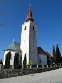 Planina pri Sevnici - Cerkev sv. Marjete