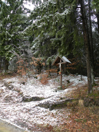 Kropa - Razpelo ob cesti na Jamnik