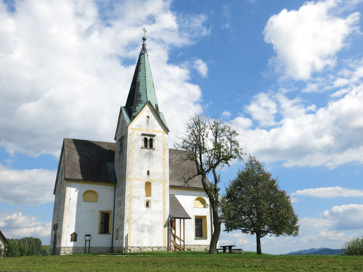 Uniše - Cerkev sv. Ožbolta