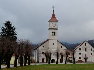 Črni vrh nad Idrijo - Cerkev sv. Jošta