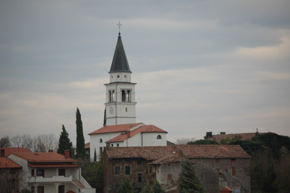 Gradišče nad Prvačino - Cerkev Brezmadežne Device Marije