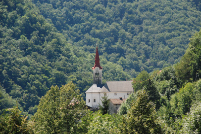 Grahovo ob Bači - Cerkev sv. Ane