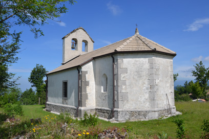 Vrhovlje pri Kožbani - Cerkev sv. Andreja