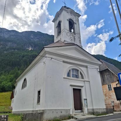 Log pod Mangartom - Cerkev sv. Štefana