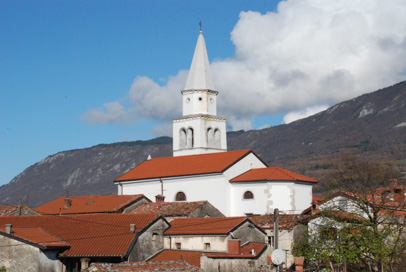 Osek pri Gorici - Cerkev sv. Martina