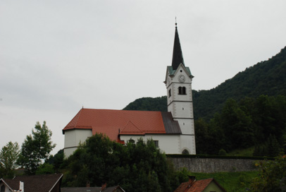 Spodnja Idrija - Cerkev Device Marije vnebovzete