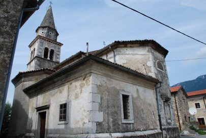 Vrhpolje pri Vipavi - Cerkev sv. Križa