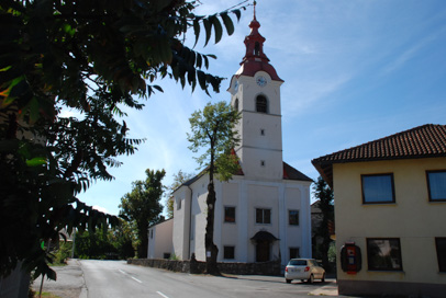 Zagorje pri Pivki - Cerkev sv. Helene