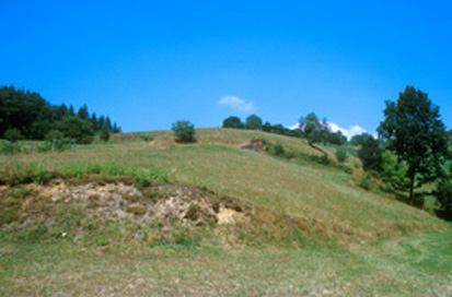 Koritno nad Čadramom - Arheološko najdišče Gradišče
