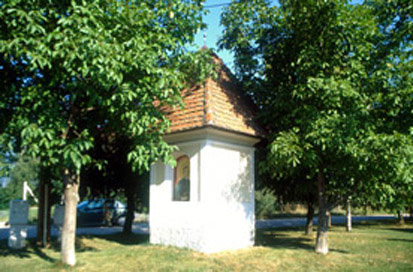 Rače - Znamenje pri Mešlovem ribniku
