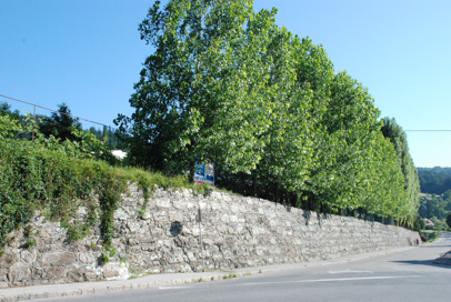 Prevalje - Zid iz žlindre
