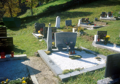 Zgornja Kapla - Partizansko grobišče na pokopališču