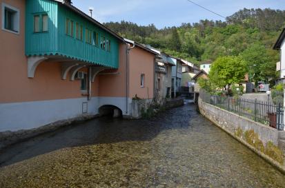Ilirska Bistrica - Mlini in žage v historičnem jedru