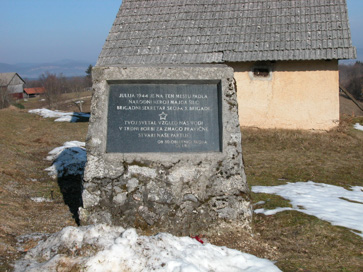 Koroška vas pri Novem mestu - Spomenik Majdi Šilc