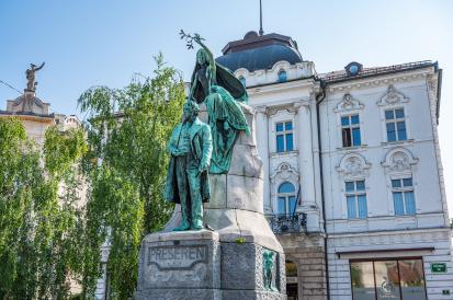 Ljubljana - Spomenik Francetu Prešernu