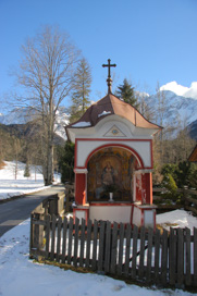 Zgornje Jezersko - Mlinarjeva kapelica pri Tonejcu