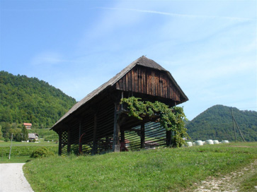 Podvrh pri Vranju - Jazbečev kozolec