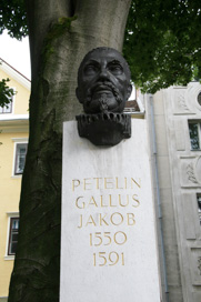 Ljubljana - Spomenik Jakobu Petelinu Gallusu