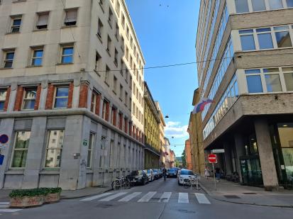 Ljubljana - Stanovanjska četrt med Slovensko cesto in Prežihovo ulico