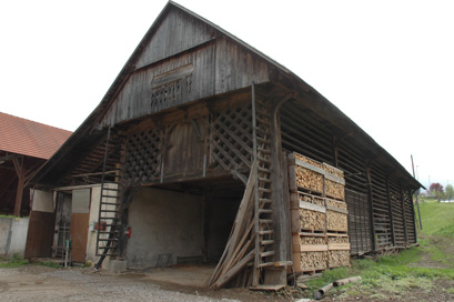 Radmirje - Kozolec na domačiji Radmirje 25