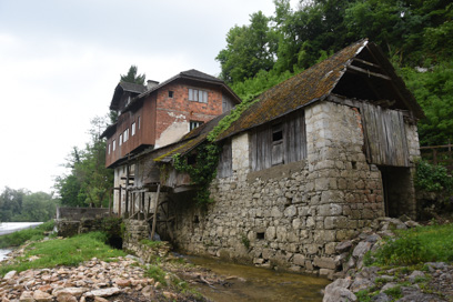 Pobrežje pri Adlešičih - Mlin in žaga