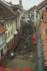 Kranj - Arheološko najdišče Mestno jedro