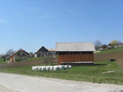Močle - Kozolec domačije Močle 9
