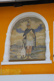 Bohinjska Bistrica - Freska sv. Florijana