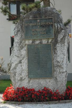 Bohinjska Bistrica - Spomenik padlim borcem in žrtvam nasilja v NOB