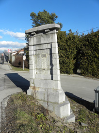 Ljubljana - Spomenik dograditvi Ižanske ceste