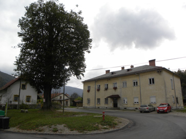 Borovnica - Stavba stare železniške postaje