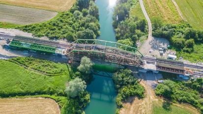 Kamnik pod Krimom - Železniški most čez Ljubljanico