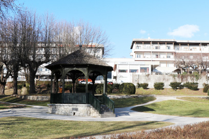 Bled - Paviljon v Zdraviliškem parku
