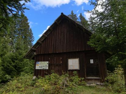 Pokljuka - Ambulanta E na planini Konjska dolina