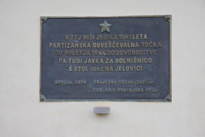 Kupljenik - Spominska plošča partizanski obveščevalni točki in javki