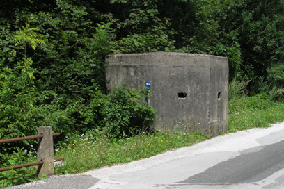 Potoče pri Preddvoru - Vojaški bunker v Drniku