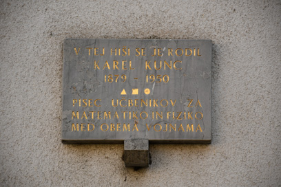 Novo mesto - Spominska plošča Karlu Kuncu