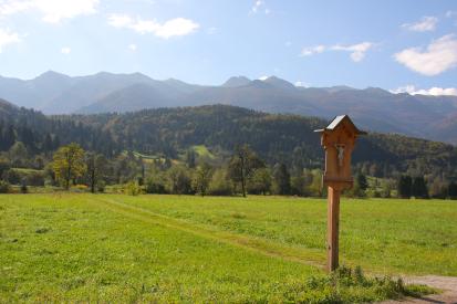 Studor v Bohinju - Razpelo vzhodno pred Staro Fužino
