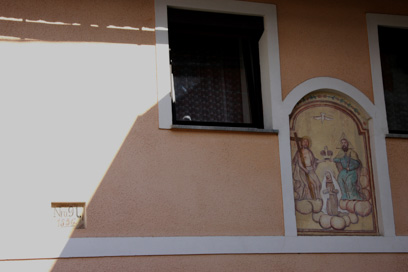 Rateče - Freska na hiši Rateče 152