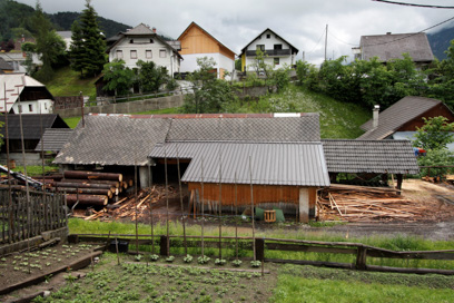 Podkoren - Žaga in mlin ob Krotnjaku